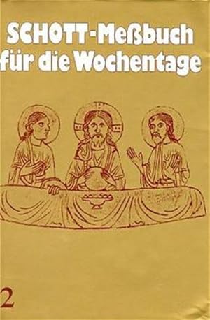 Bild des Verkufers fr Schott-Messbuch fr die Wochentage. Teil II: 14 bis 34. Woche im Jahreskreis. Originaltexte der authent. dt Ausgabe des Mebuches u. des Lektionars zum Verkauf von Studibuch