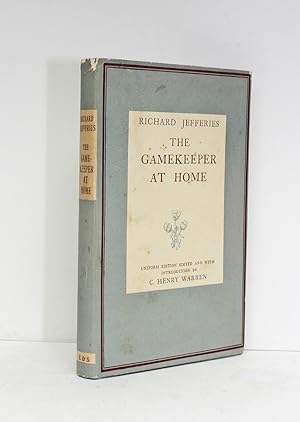 Imagen del vendedor de The Gamekeeper at Home. - From the Library of Henry Williamson and His Family. a la venta por Lasting Words Ltd