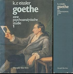 Bild des Verkufers fr ( Leinengebundene Ausgae, 2 Bnde ) Goethe. Eine psychoanalytische Studie 1775-1786. 2 Bnde. Aus dem Amerikanischen bersetzt von Peter Fischer und Rdiger Scholz. In Verbindung mit Wolfram Mauser und Johannes Cremerius herausgegeben von Rdiger Scholz. zum Verkauf von Fundus-Online GbR Borkert Schwarz Zerfa