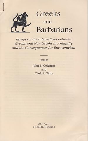 Seller image for Beneath the Wine Dark Sea: Nautical Archaeology and the Phoenicians of the Odyssey. [From: J. E. Coleman, C. A. Walz (eds.), Greeks and Barbarians]. Essays on the Interactions Between Greeks and non-Greeks in Antiquity and the Consequences for Eurocentrism. for sale by Fundus-Online GbR Borkert Schwarz Zerfa