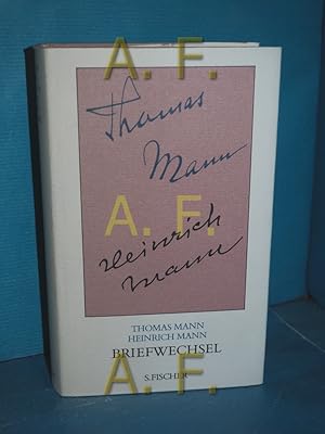 Seller image for Briefwechsel : 1900 - 1949 Thomas Mann , Heinrich Mann. [Aus d. Bestnden d. Dt. Akad. d. Knste zu Berlin hrsg. von Hans Wysling] for sale by Antiquarische Fundgrube e.U.