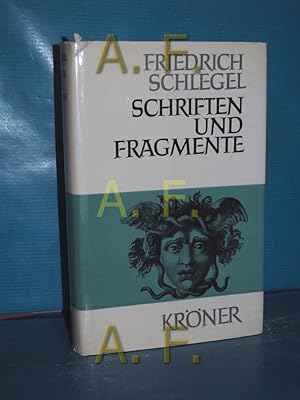 Image du vendeur pour Schriften und Fragmente : Ein Gesamtbild seines Geistes (Krners Taschenausgabe Band 246) mis en vente par Antiquarische Fundgrube e.U.