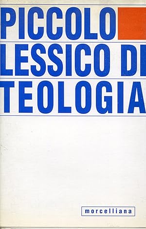 Seller image for Piccolo lessico di teologia for sale by Studio Bibliografico Viborada