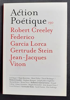 Image du vendeur pour Action potique n190, dcembre 2007. mis en vente par Le Livre  Venir