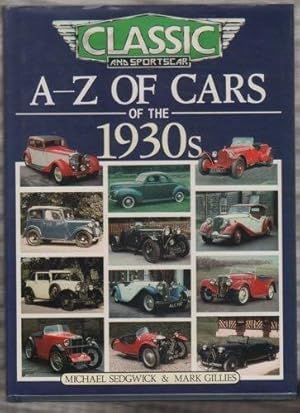 Image du vendeur pour A-Z of Cars of the 1930's mis en vente par WeBuyBooks