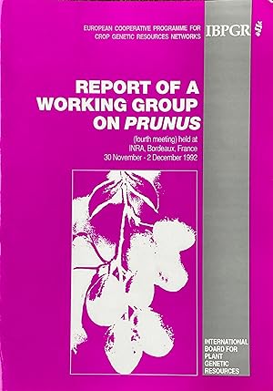 Report of a working group on Prunus