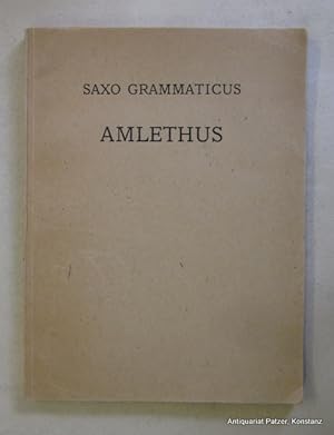 Image du vendeur pour Amlethus. Mit deutscher bertragung von Gerhart Sieveking. Hamburg, Gesellschaft der Bcherfreunde, 1947. Gr.-8vo. 87 S. Or.-Kart. mis en vente par Jrgen Patzer