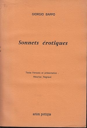 Imagen del vendedor de Sonnets rotiques a la venta por PRISCA