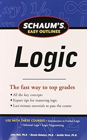 Seller image for Schaum's Easy Outline of Logic, Revised Edition for sale by WeBuyBooks