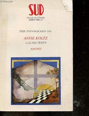 Bild des Verkufers fr SUD revue litteraire bimestrielle - Prix jean malrieu 1991 - Anise Koltz : L'autre temps - Adonis zum Verkauf von Le-Livre