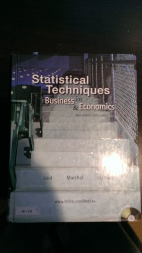Seller image for Statistical Techniques in Business and Economics for sale by WeBuyBooks