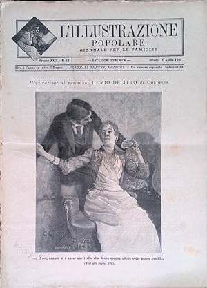 Immagine del venditore per L'Illustrazione Popolare 10 Aprile 1892 Venerd Santo Whitman Susa Bettini Conca venduto da Leggendo la storia
