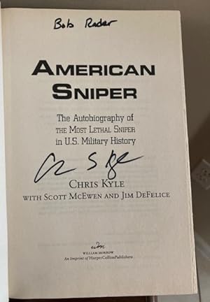 Seller image for American Sniper (SIGNED) for sale by Foster Books, Board of Directors FABA
