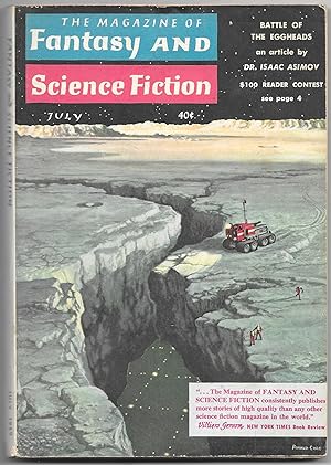 Imagen del vendedor de The Magazine of Fantasy and Science Fiction: July, 1959 a la venta por Dark Hollow Books, Member NHABA, IOBA