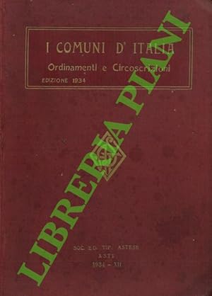 I comuni d'Italia. Ordinamenti e circoscrizioni.