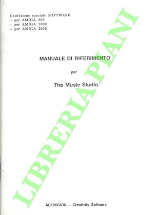 Bild des Verkufers fr Manuale di riferimento per The Music Studio. zum Verkauf von Libreria Piani