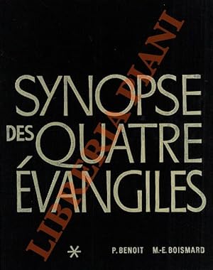 Bild des Verkufers fr Synopse des quatre vangiles en francais avec parallles des apocryphes et des pres. zum Verkauf von Libreria Piani