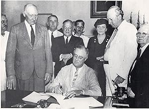 FDR Signing the Social Security Act of 1935