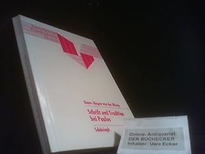 Seller image for Schrift und Tradition bei Paulus : ihre Bedeutung u. Funktion im Rmerbrief. Paderborner theologische Studien ; Bd. 3 for sale by Der Buchecker