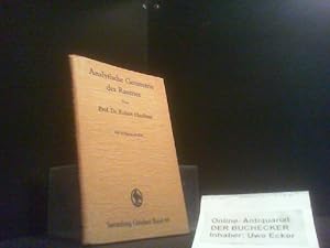 Analytische Geometrie des Raumes. Robert Haußner / Sammlung Göschen ; 89 [a]