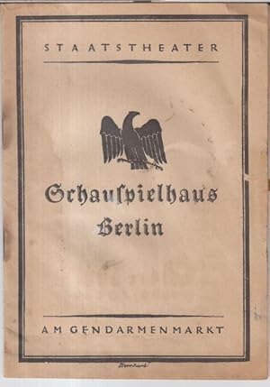 Imagen del vendedor de Programmheft zu: Peer Gynt. Freitag, den 21. November 1924, 266. Abonnement-Vorstellung. - inszeniert von Reinhard Bruck. - Darsteller: Rosa Petegg, Otto Laubinger, Toni Zimmerer, Ernst Keppler, Hanna Hoff u. a. - weiterer Inhalt: Briefwechsel Schiller - Iffland, Programmzettel zu 'Wallensteins Tod' von 1799. a la venta por Antiquariat Carl Wegner