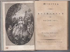 Minerva. Taschenbuch für das Jahr 1817, neunter Jahrgang. - Mit 10 Kupfern. - Texte von Friedrich...
