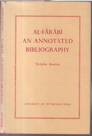 Bild des Verkufers fr Al-Farabi. An annotated bibliography. zum Verkauf von Antiquariat Carl Wegner