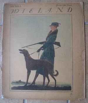 Imagen del vendedor de Wieland. 1918, Heft 8. - Im Inhalt Texte, u. a. von Kthe Braun - Die kinderlose Mutter / Frank Thie: Pieta / Knstlerisch ausgefhrtes Papiergeld // Illustrationen von P. Brueghel: Auszug zur Jagd, Bethlehemitischer Kindermord (jeweils Gesamtbild und Details) / Georg Tippel / Emil Orlik ( Winterbild aus Berlin, Winterbild aus Grunewald / Erich Schilling zum 'Streitlied zwischen Leben und Tod' (doppelblattgro). - a la venta por Antiquariat Carl Wegner