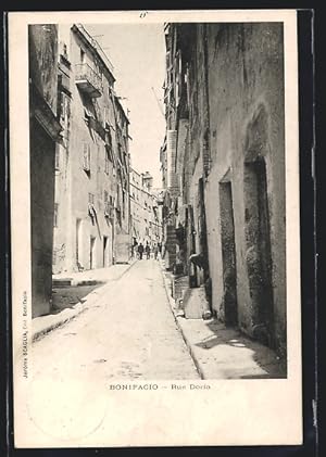 Carte postale Bonifacio, Rue Doria