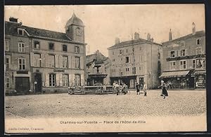 Carte postale Charmes-sur-Moselle, Place de l`Hotel-de-Ville