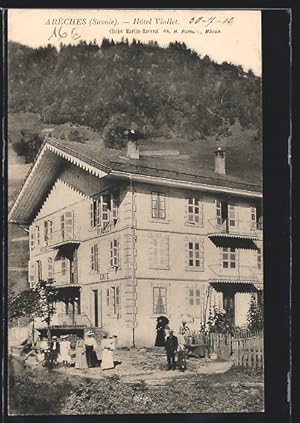 Carte postale Arèches, Hotel Viallet