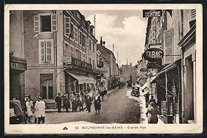 Carte postale Bourbonne-les-Bains, Grande Rue