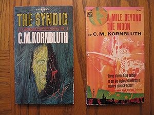 C. M. Kornbluth Two (2) Paperback Book Lot, including: The Syndic, and; A Mile Beyond the Moon