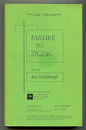 Seller image for Failure to Zigzag for sale by Between the Covers-Rare Books, Inc. ABAA