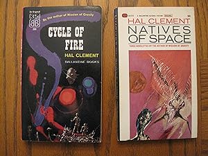 Imagen del vendedor de Hal Clement Two (2) Paperback Book Lot, including: Cycle of Fire, and; Natives of Space a la venta por Clarkean Books