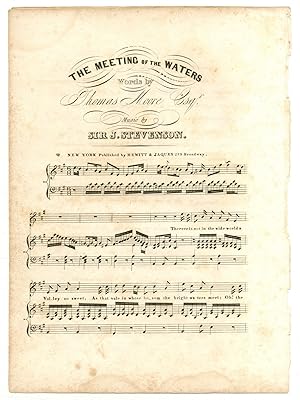 Imagen del vendedor de [Sheet music]: The Meeting of the Waters a la venta por Between the Covers-Rare Books, Inc. ABAA