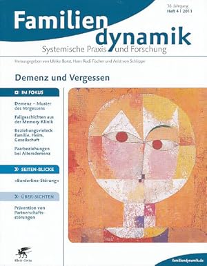 Demenz und Vergessen. Familiendynamik. Systemische Praxis und Forschung. 36. Jahrgang, Heft 4/2011.