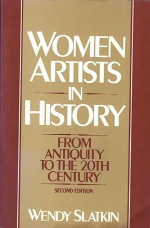 Seller image for Women Artists in History: From Antiquity to the 20th Century for sale by Leura Books