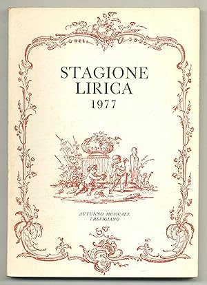 Bild des Verkufers fr Autunno Musicale Trevigiano - Stagione Lirica 1977 zum Verkauf von Between the Covers-Rare Books, Inc. ABAA