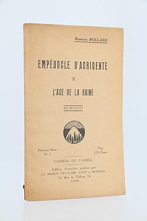 Empédocle d'Agrigente et l'âge de la haine