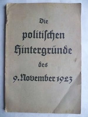 Die politischen Hintergründe des 9. Novembers 1923. Die Rede General Ludendorffs vor dem Volksger...