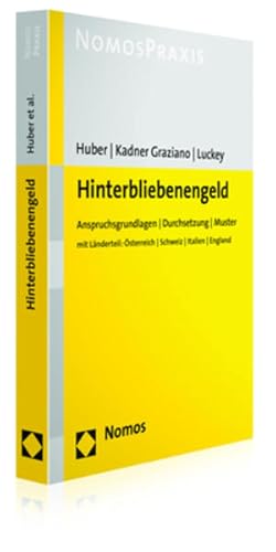 Seller image for Hinterbliebenengeld: Anspruchsgrundlagen | Durchsetzung | Muster for sale by Studibuch