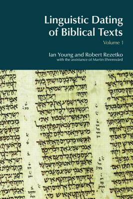 Imagen del vendedor de Linguistic Dating of Biblical Texts: Vol 1 (Paperback or Softback) a la venta por BargainBookStores