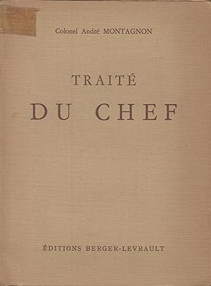 Imagen del vendedor de Trait du chef a la venta por PRISCA