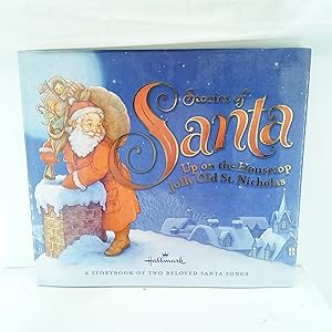 Image du vendeur pour Hallmark Stories of Santa: Up on the Housetop / Jolly Old St. Nicholas (A Storybook of Two Beloved Santa Claus Songs) mis en vente par Cat On The Shelf