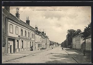 Carte postale Nonancourt, Avenue Victor-Hugo