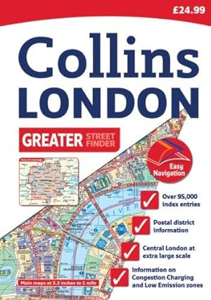 Seller image for Greater London Street Atlas: A4 Edition (Collins Travel Guides) for sale by WeBuyBooks 2