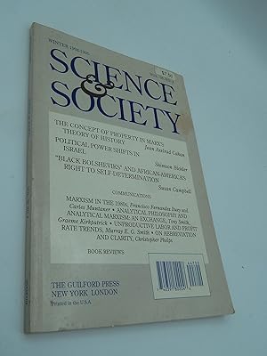 Imagen del vendedor de Science & Society, An Independent Hournal of Marxism. Volume 58, No. 4: Winter 1994-1995 a la venta por Lee Madden, Book Dealer