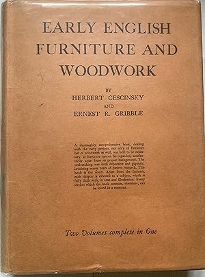 Imagen del vendedor de Early English Furniture and Woodwork. 2 vols. in 1 a la venta por Leabeck Books