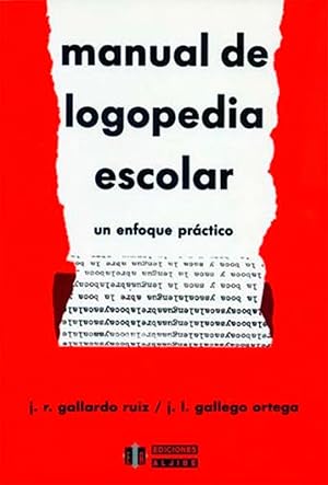 Seller image for Manual de logopedia escolar for sale by Imosver